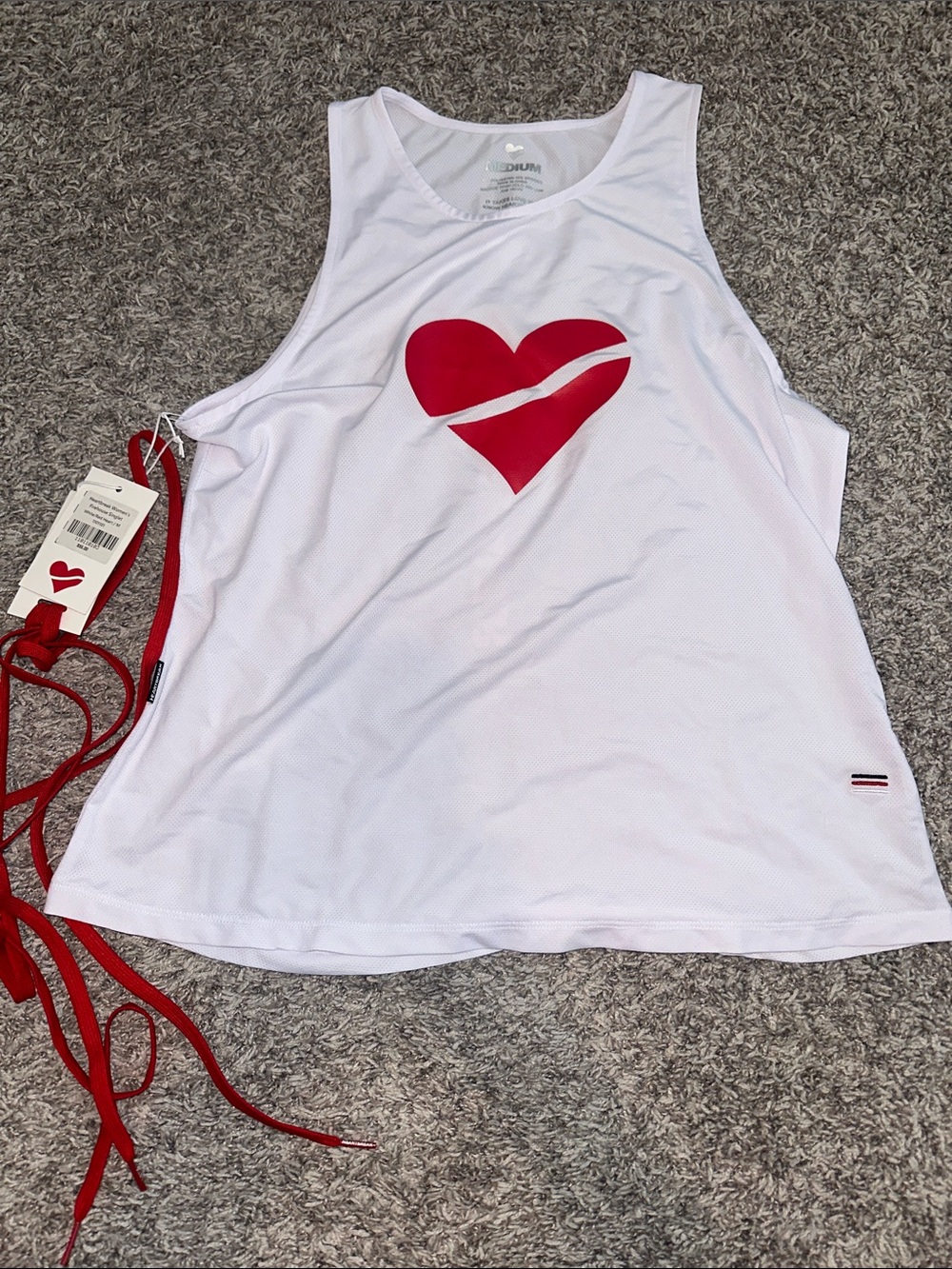 Heartbreak Women’s Singlet & Shoe Laces ~ Size Medium